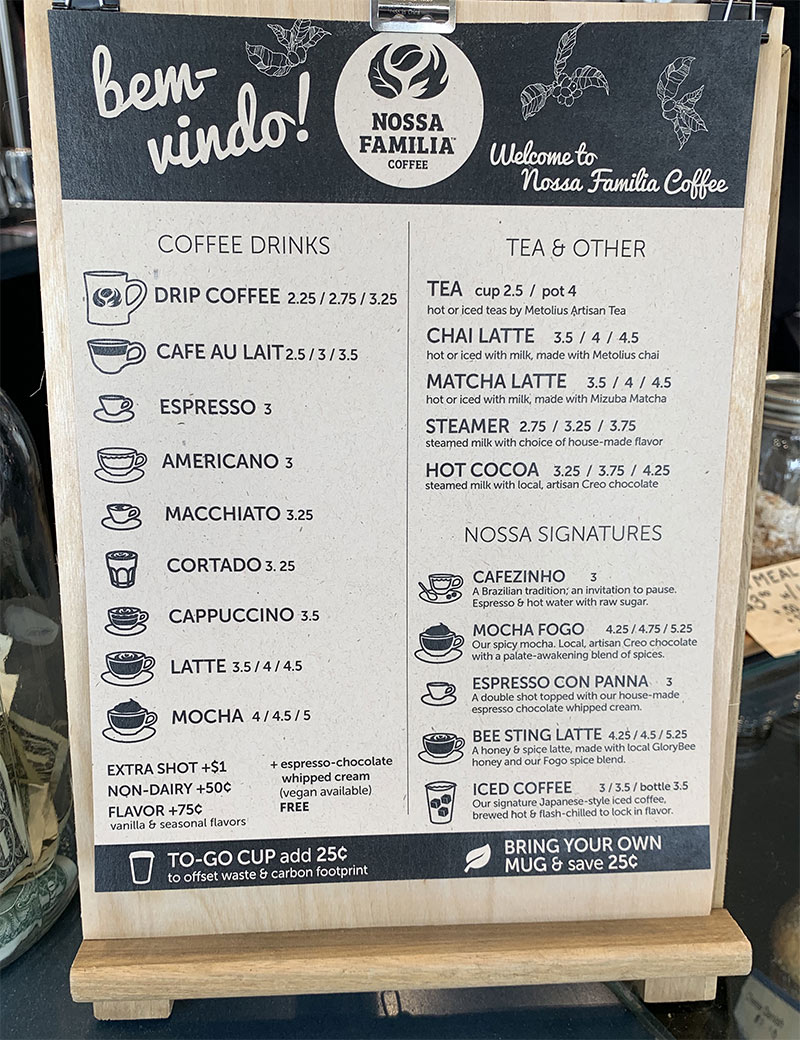 Nossa Familia Coffee Shop in Portland